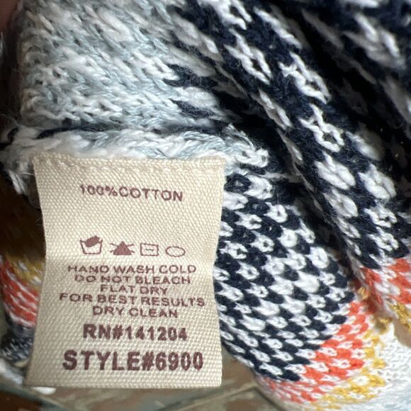 Hem and Thread Pullover Multi Striped Sweater-Small NWT - Picture 8 of 9